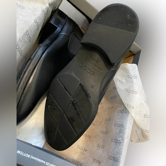 ECCO | Men’s CityTray Water-Resistant Leather Chelsea Boots | Men’s 9-9.5 - Picture 8 of 9